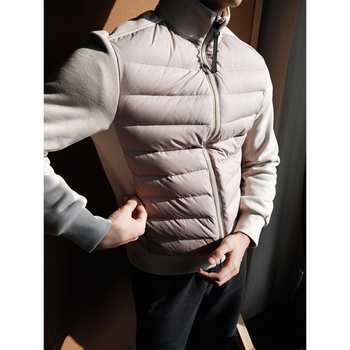 GTAL美式典范轻薄拼接排骨羽绒服