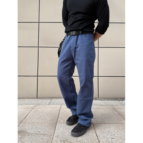 GTAL26FW珠地帆布工装裤14oz“阿苏特染”经典长绒棉复古弹力长裤