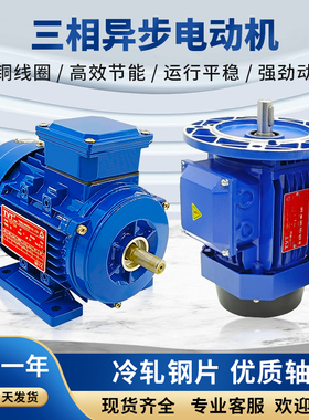 TVT天力YS铝壳电机0.37/0.55/0.75/1.1/1.5/三相异步电动机380V
