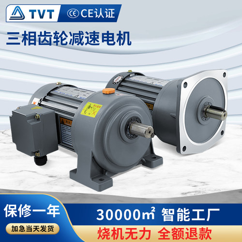 TVT三相齿轮减速电机变频调速380