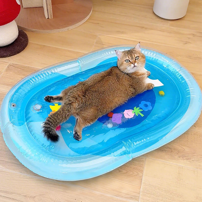 宠物猫咪水床防抓猫窝凉席宠物冰垫夏季降温垫子狗狗凉垫注水冰窝