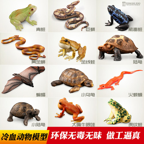 爬行两栖动物玩具模型无味更安全