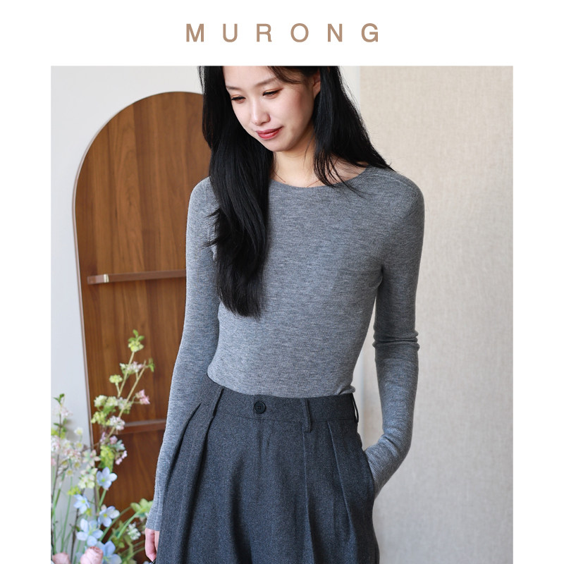 18针无缝一体羊绒修身圆领套头打底衫马鞍肩羊毛针织毛衣保暖新款,女装/女士精品,毛衣,淘宝优惠券,粉丝福利购,淘宝优惠卷