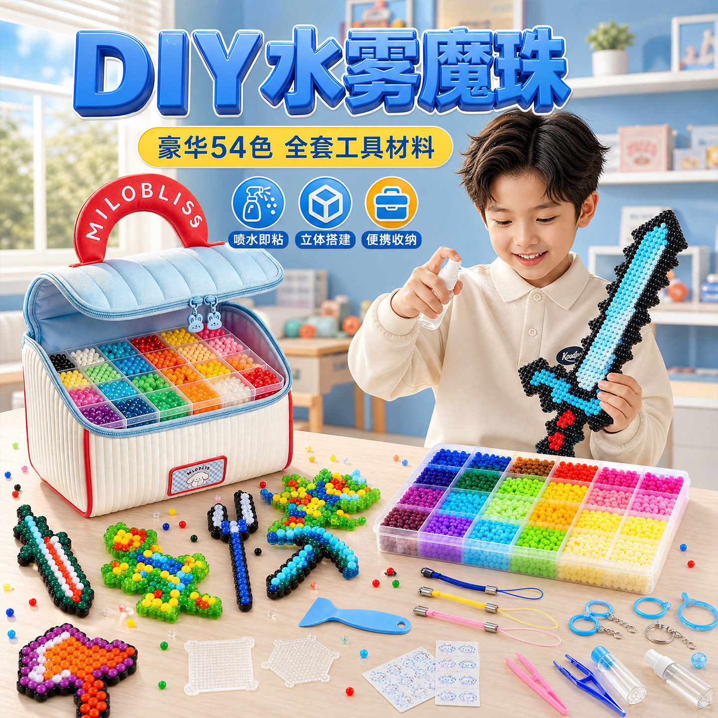 男孩水雾魔珠全套~手工diy材料包