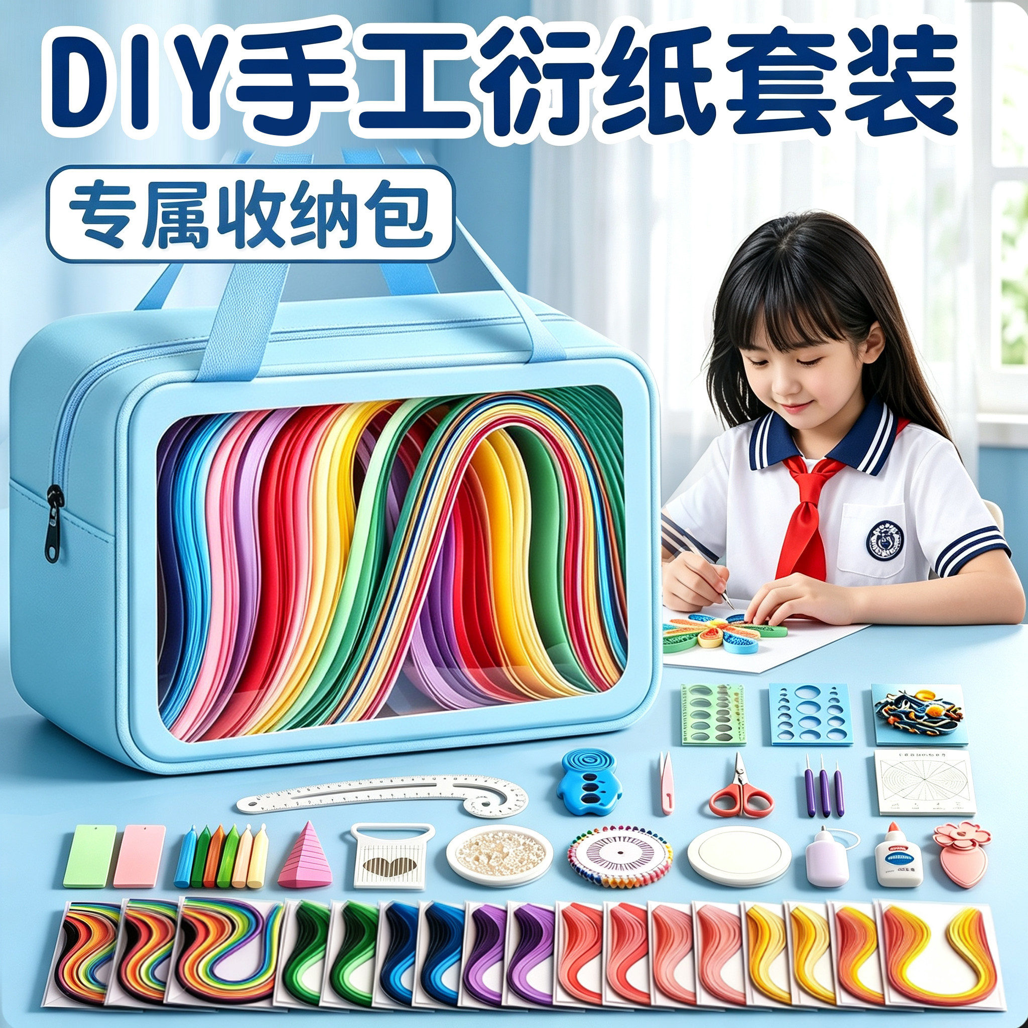 衍纸材料包套装~学生专用图片