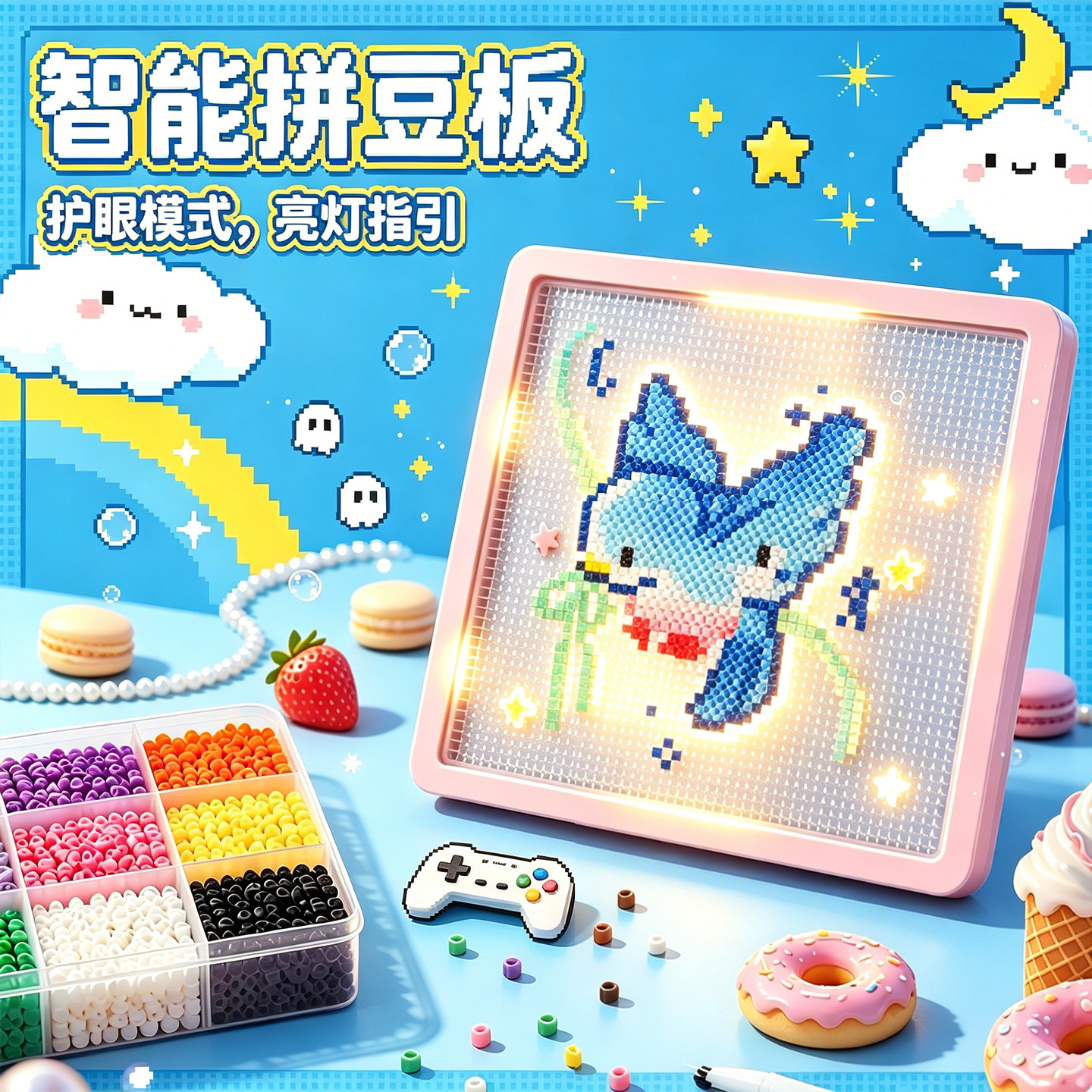 智能拼豆板|配件工具套装