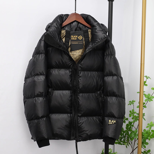 PRATOLA黑金鹅绒服高端大牌羽绒服女2025新款加厚保暖中长款外套