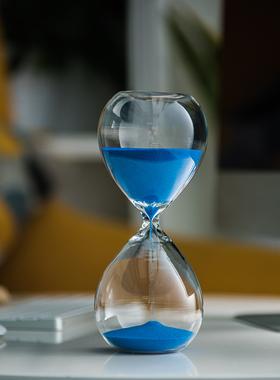 沙漏计时器耶诞节礼物桌面摆件创意生日玻璃时光时间沙漏30分钟