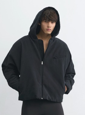 Terrawear绒感秋冬水洗纯棉帆布夹棉中性夹克棉衣外套 男女同款