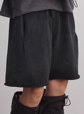 Terrawear 25SS宽松版水洗喷色微渐变柔软纯棉短裤 男女同款