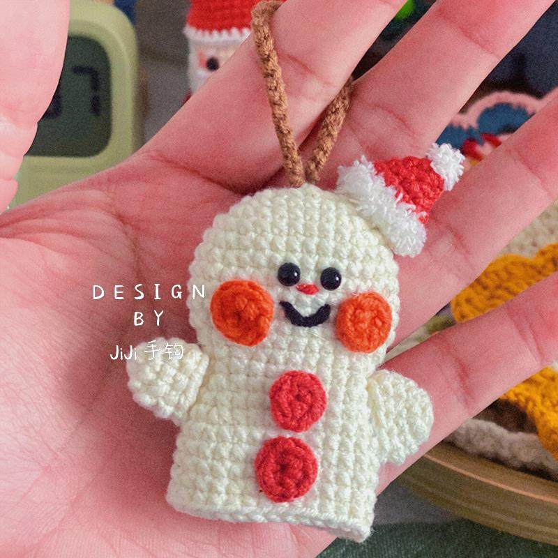 手编DIY雪人钥匙包挂毛线钩织自制材料包钥匙保护套送圣诞节礼物,服饰配件/皮带/帽子/围巾,DIY编织材料包,淘宝优惠券,粉丝福利购,淘宝优惠卷