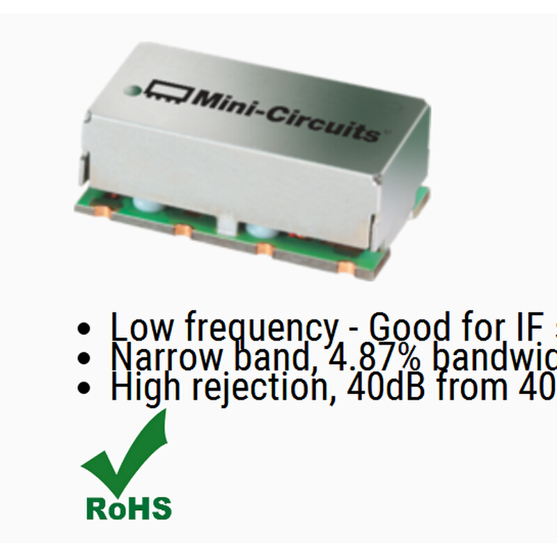 SXBP-70 63to77MHZ Mini-Circuits 50&amp;amp;amp;Omega;