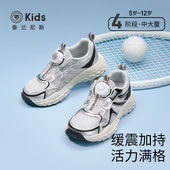 旋钮扣透气休闲鞋 防滑软底跑步鞋 男童户外运动鞋 泰兰尼斯春夏新款