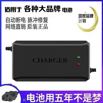 电动车充电器48V12AH60V20AH72V32A智能铅酸电池电瓶车充电器通用