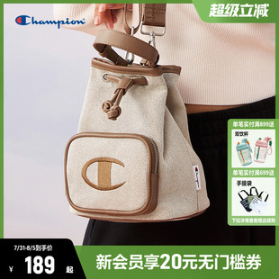 Champion冠軍單肩包女包簡約時尚 托特包斜挎包帆布包軟包手提包