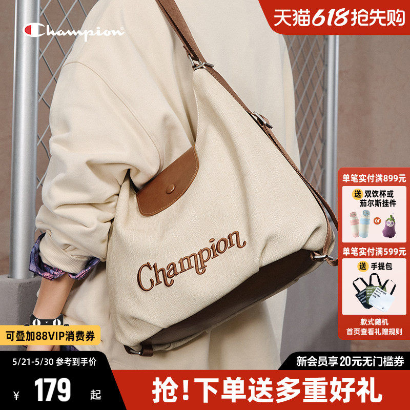Champion冠军单肩包女2026春夏新款通勤手提托特包大容量