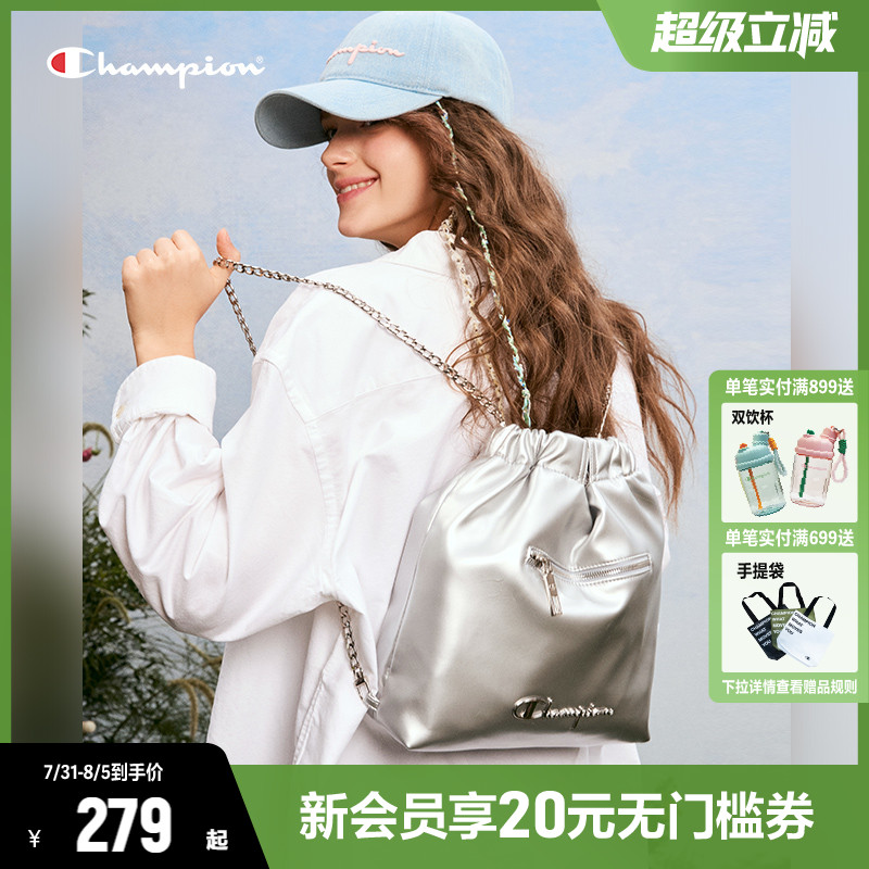 Champion冠军斜挎包女单肩包2025夏季新款双肩包休闲托特手提包包 - 封面
