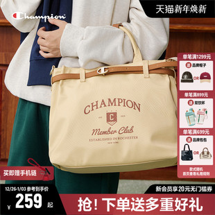 Champion冠军手提包女26新款 单肩包大容量斜挎包通勤电脑包公文包