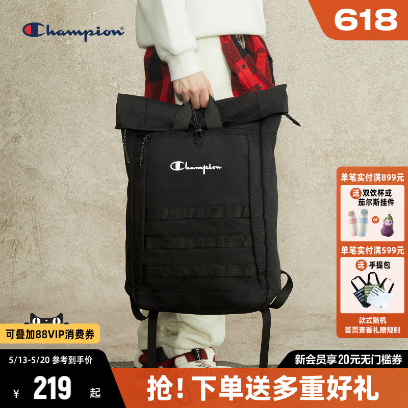 Champion冠军双肩包2026夏季新款帆布包书包旅游休闲运动