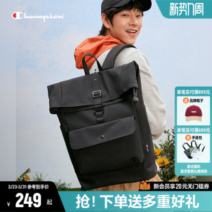 Champion冠军双肩包女2026春季 书包健身运动帆布包户外背包男 新款