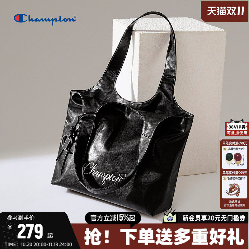 Champion冠军托特包包女款2026新款秋季单肩包大容量通勤腋下包