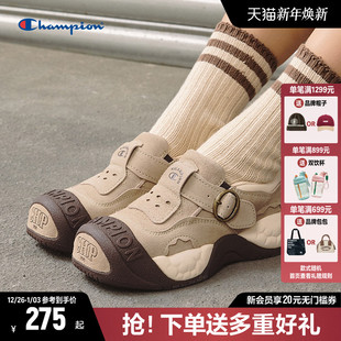 厚底休闲鞋 Champion冠军面包鞋 女2025秋冬新款 乐福猪猪鞋 板鞋