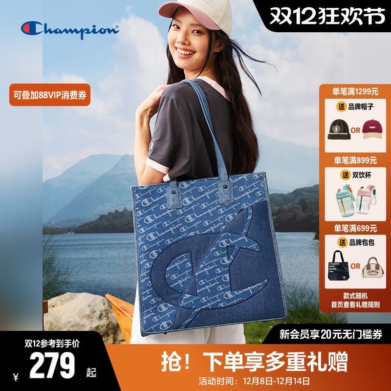 Champion冠军老花托特包