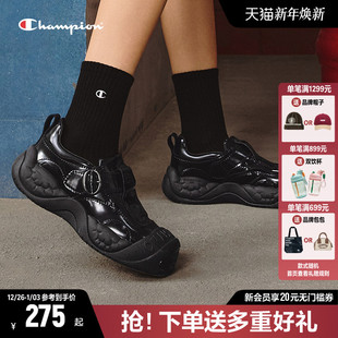 厚底休闲鞋 Champion冠军面包鞋 女2025秋冬新款 乐福猪猪鞋 板鞋