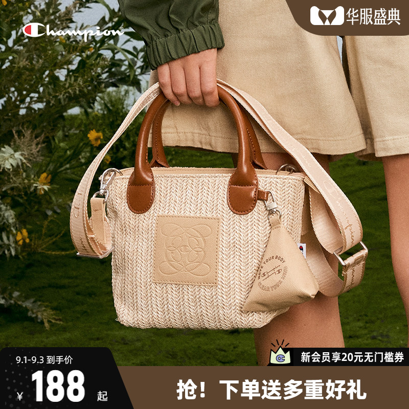 Champion冠军托特包手提编织包图片