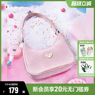 新款 Champion冠軍單肩包女2025夏季 糖果腋下包可愛粉色少女手提包