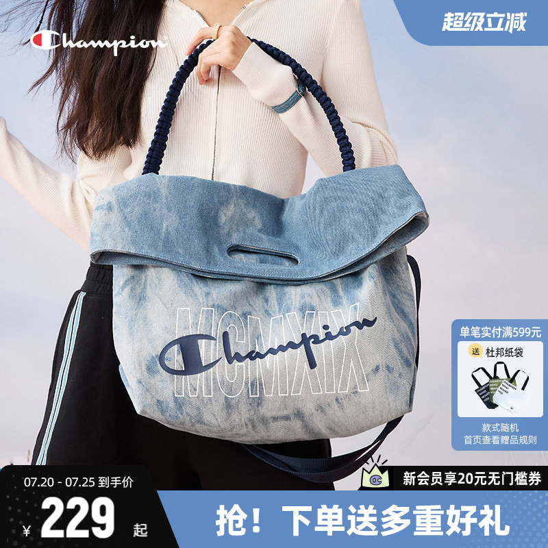 Champion冠军单肩包2026年夏季新款女休闲时尚手提包大容量斜挎包