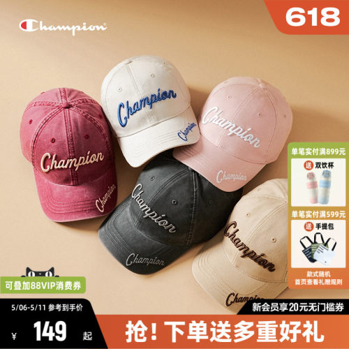Champion冠军鸭舌帽美式女2026新款复古休闲时尚遮阳棒球帽子 - 封面