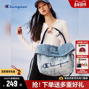 Champion冠军单肩包2025年秋冬新款女休闲时尚手提包大容量斜挎包