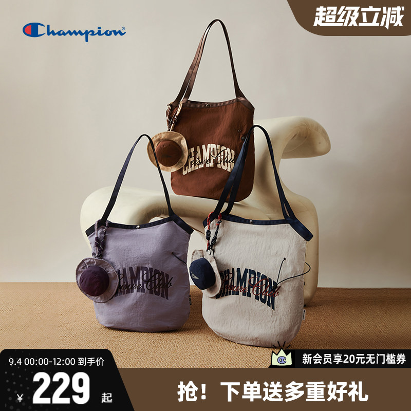 Champion冠军单肩包通勤托特包图片