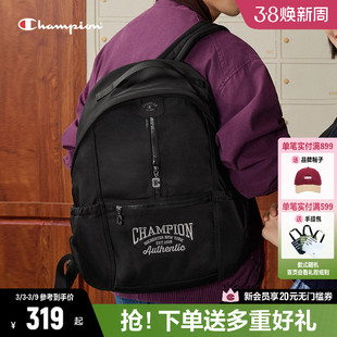Champion冠军双肩包女学生书包男大容量26春夏新款百搭减负学院包