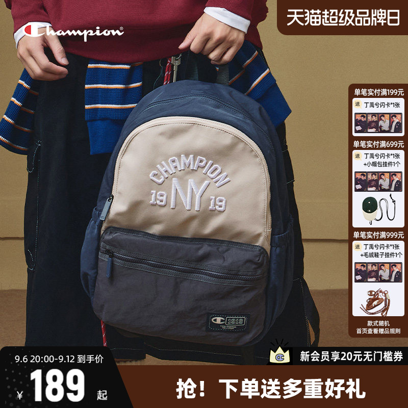Champion冠军双肩包情侣背包图片