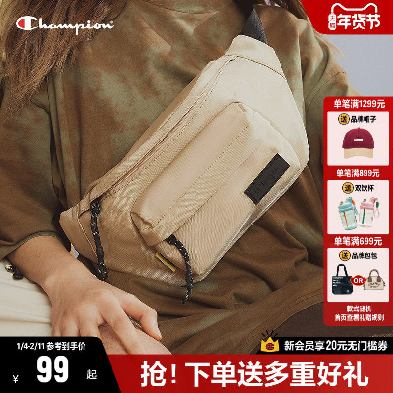 Champion冠军斜挎包男帆布包休闲运动胸包腰包单肩包女包包情侣,箱包皮具/热销女包/男包,胸包,淘宝优惠券,粉丝福利购,淘宝优惠卷