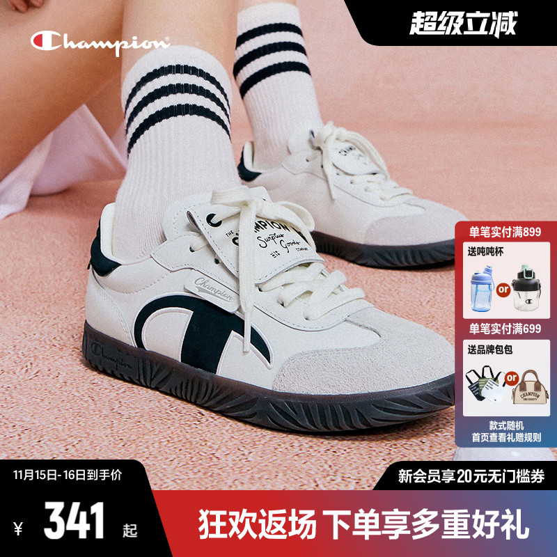 Champion冠军休闲鞋2025年秋冬女款情侣休闲T头德训鞋