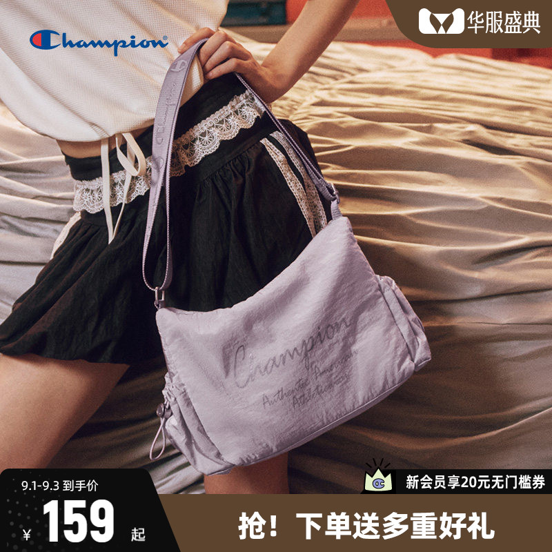 Champion冠军单肩包女运动斜挎包图片