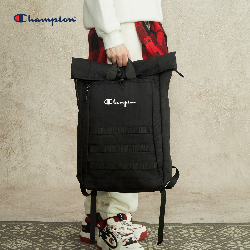 Champion冠军双肩包2025秋季新款帆布包书包旅游休闲运动背包女