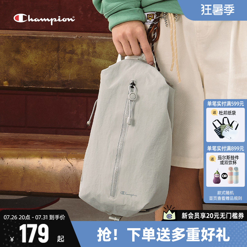 Champion冠军快通包单肩包斜挎包女2026夏季新款大容量简约腰包男