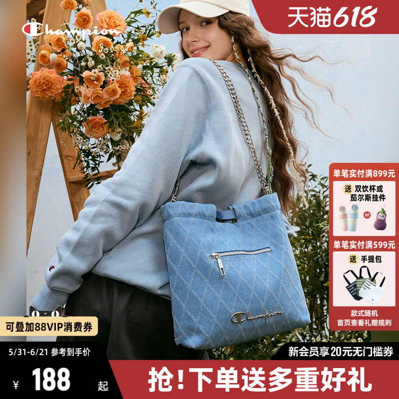 Champion冠军斜挎包女单肩包2026夏季新款双肩包休闲托特手提包包