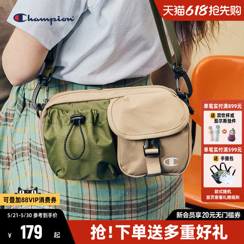 Champion冠军斜挎包女2026年夏季新款女包大容量户外男包