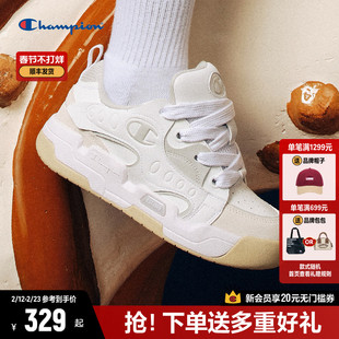Champion冠军玩心厚底面包鞋女鞋潮牌板鞋男鞋高颜值休闲小白鞋