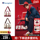 斜挎包红色包 Champion冠军波士顿包女新款 马年礼赠 丁禹兮同款