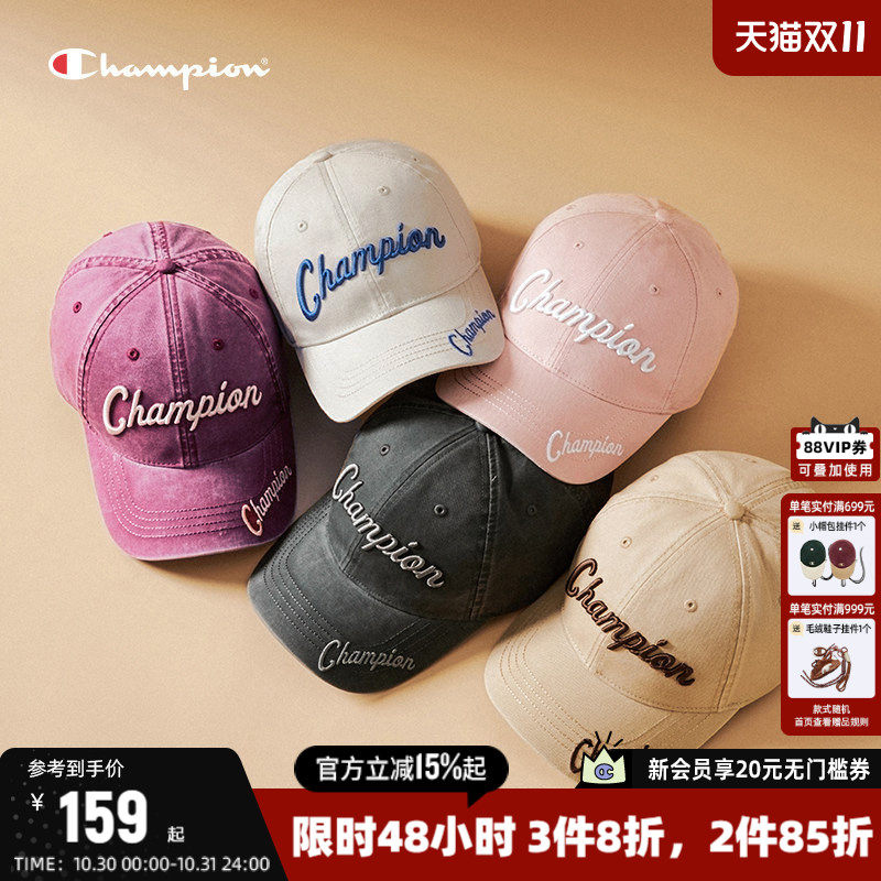 Champion冠军鸭舌帽美式女2026新款复古休闲时尚遮阳棒球帽子