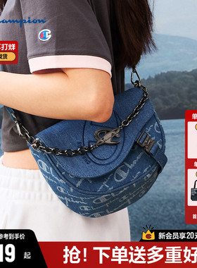【丹宁老花系列】Champion冠军包包老花单肩包斜挎包手提包女包