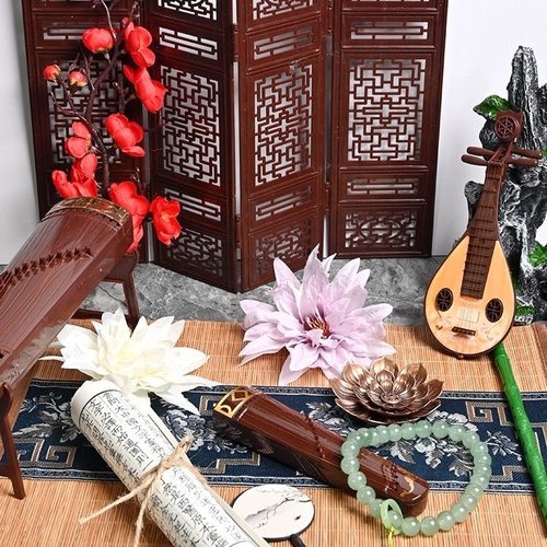 汉服拍摄国风场景布置迷你屏风