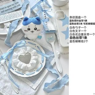 新营业图日系森系谷子营业道具全套ins风小卡摆拍道具绿色系清新