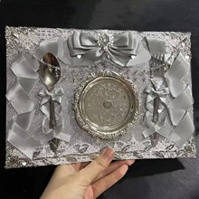 痛包diy材料套装银色痛板扎板配饰丝带背景扎痛装饰物配件全套